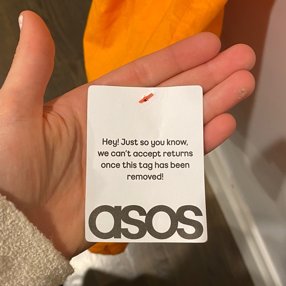 ASOS NWT Vibrant Orange Maxi Dress - Picture 6 of 7